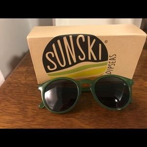 Sunski Dipseas Polarized Sunglasses, Green